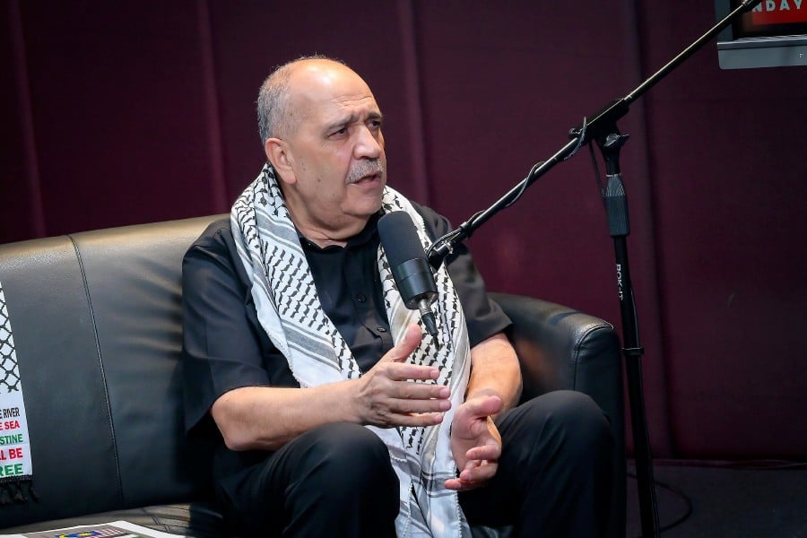Palestinian ambassador to Malaysia Walid Abu Ali said the government’s main agenda is to put an end to the suffering of its people. -NSTP/RAIHANA MANSOR
