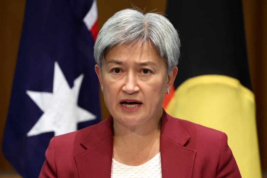 Australia's Foreign Minister Penny Wong. (Photo by DAVID GRAY / AFP)