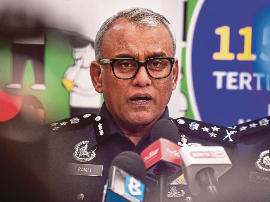 Bukit Aman’s commercial crime investigation department director Datuk Seri Ramli Mohamed Yoosuf. -BERNAMA PIC
