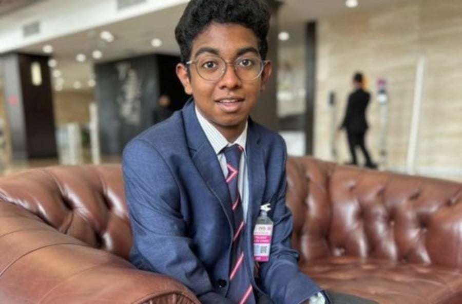 A teenager who narrowly escaped falling victim to human trafficking at the age of nine months has been awarded with the Asean Leadership Scholarship to join Epsom College. -PIC CREDIT: FACEBOOK/THE ROYAL JOHOR