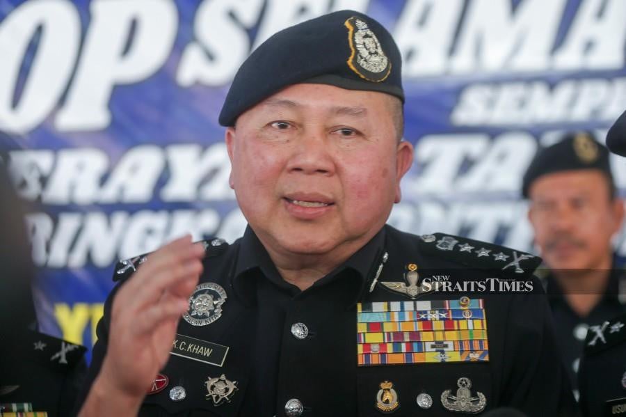 Penang police chief Datuk Khaw Kok Chin. -NSTP/DANIAL SAAD