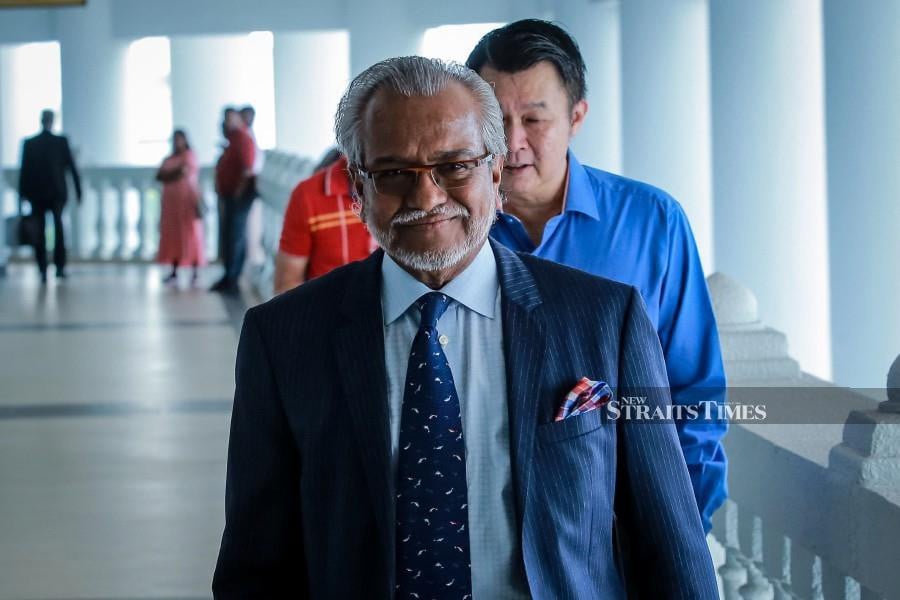 Lead counsel Tan Sri Muhammad Shafee Abdullah, all this while, had objected to Malaysian Anti-Corruption Commission (MACC) senior superintendent Nur Aida Arifin’s testimony, arguing that most of it was hearsay. - NSTP/ASYRAF HAMZAH