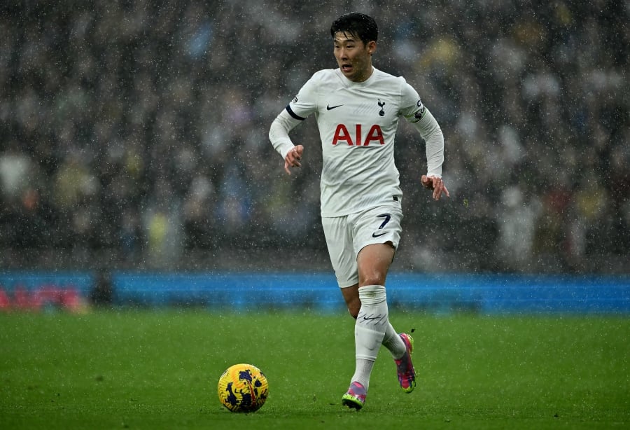 (FILE PHOTO) Tottenham Hotspur's South Korean striker #07 Son Heung-Min. -AFP PIC 