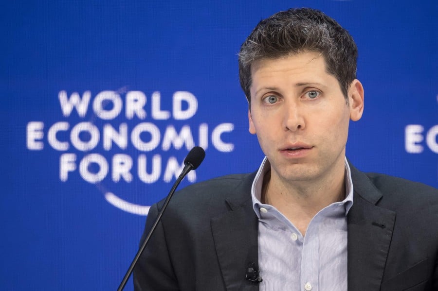 (FILE PHOTO) OpenAI CEO Sam Altman attends a session of the World Economic Forum (WEF) meeting. CEO Sam Altman will return to the board of OpenAI, the company said, just months after a boardroom dustup that saw him fired and rehired by the company behind ChatGPT. -AFP/Fabrice COFFRINI