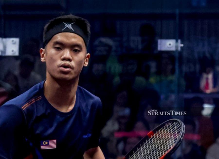 Ng Eain Yow has opted to forego participation in the men's World Team Squash Championships in New Zealand next month due to visa-related issues. -NSTP FILE/ASYRAF HAMZAH