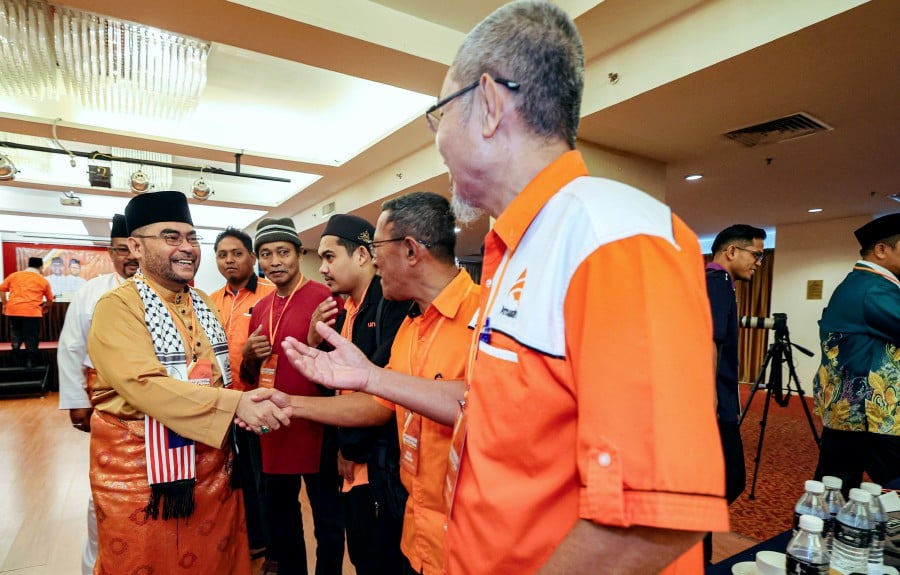 Parti Amanah Negara (Amanah) vice-president Datuk Seri Dr Mujahid Yusof Rawa at the Amanah National Convention. -BERNAMA PIC