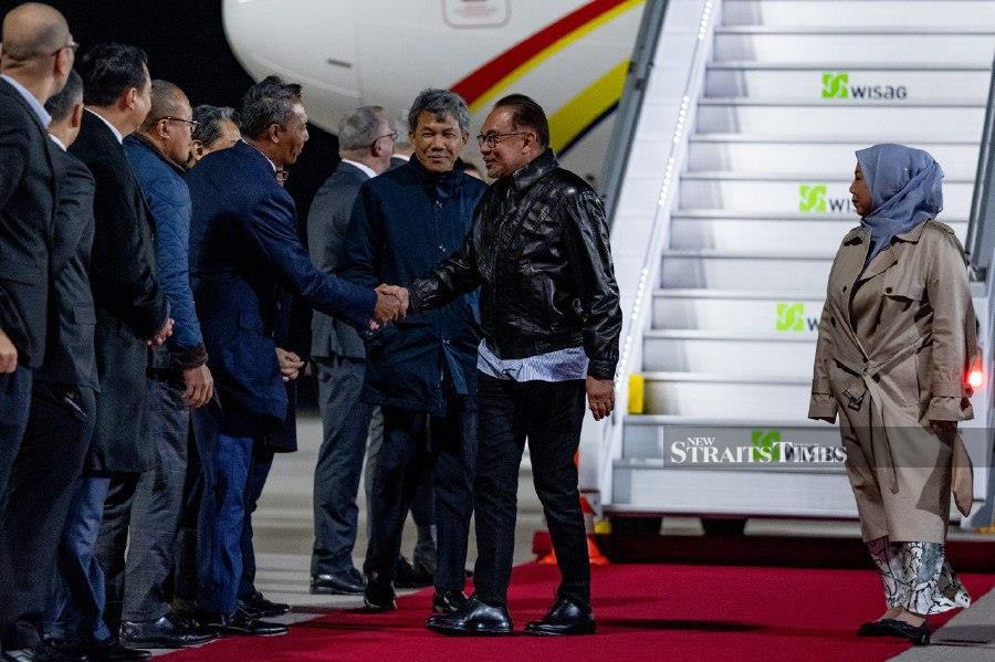Prime Minister Datuk Seri Anwar Ibrahim has arrived in Berlin for his six-day official visit to Germany.