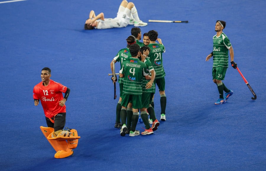 Pakistan qualified for the quarter-finals after finishing second in Group D. They will face favourites Spain for a place in the semi-finals. -BERNAMA PIC