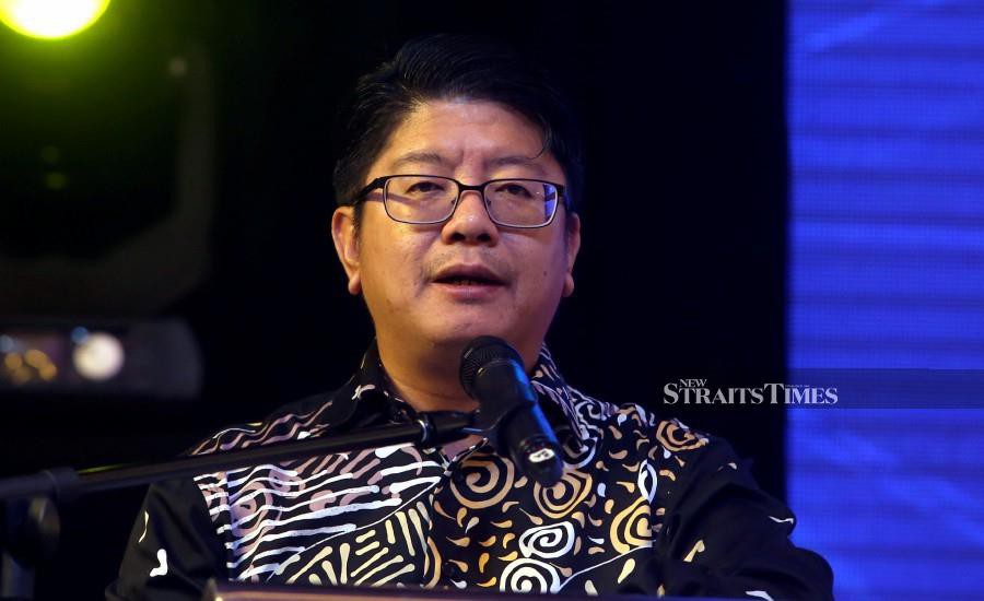 Entrepreneur Development and Cooperatives Minister Datuk Ewon Benedick. at the launch of the 2030 Cooperatives Policy Malaysia. -NSTP/HAIRUL ANUAR RAHIM