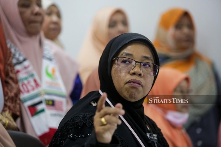 Angkatan Wanita Amanah Negara (Awan) chief Datuk Aiman Athirah Sabu. -NSTP/HAZREEN MOHAMAD