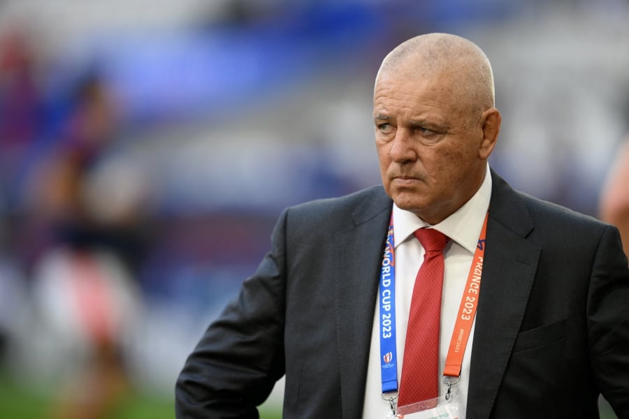 Wales' head coach Warren Gatland. -AFP/NICOLAS TUCAT
