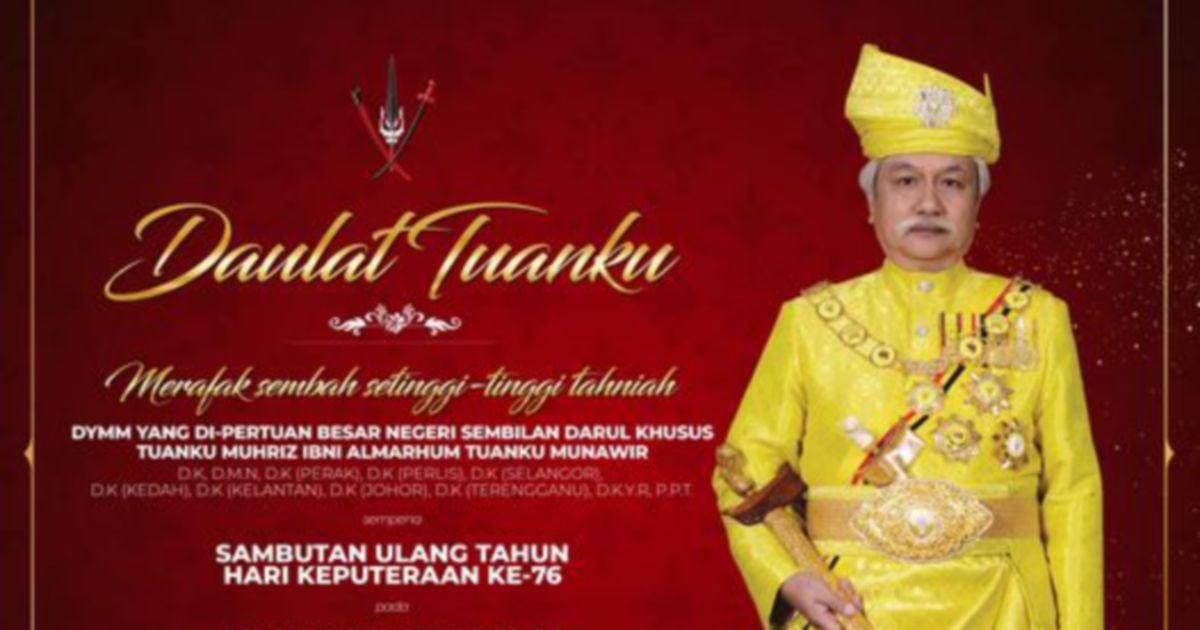 PM congratulates Tuanku Mukhriz on birthday | New Straits Times