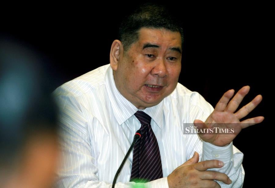 (FILE PHOTO) Datuk Yong Soo Heong has been elected as the new Malaysian Press Institute (MPI) president. -NSTP FILE