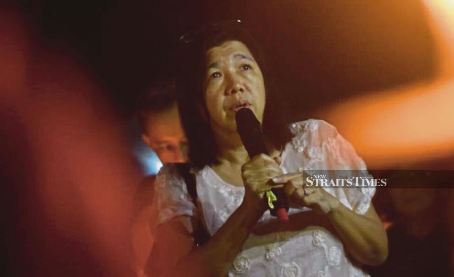 (FILE PHOTO) Pastor Raymond Koh’s wife, Susanna Liew Sow Yoke. -NSTP FILE
