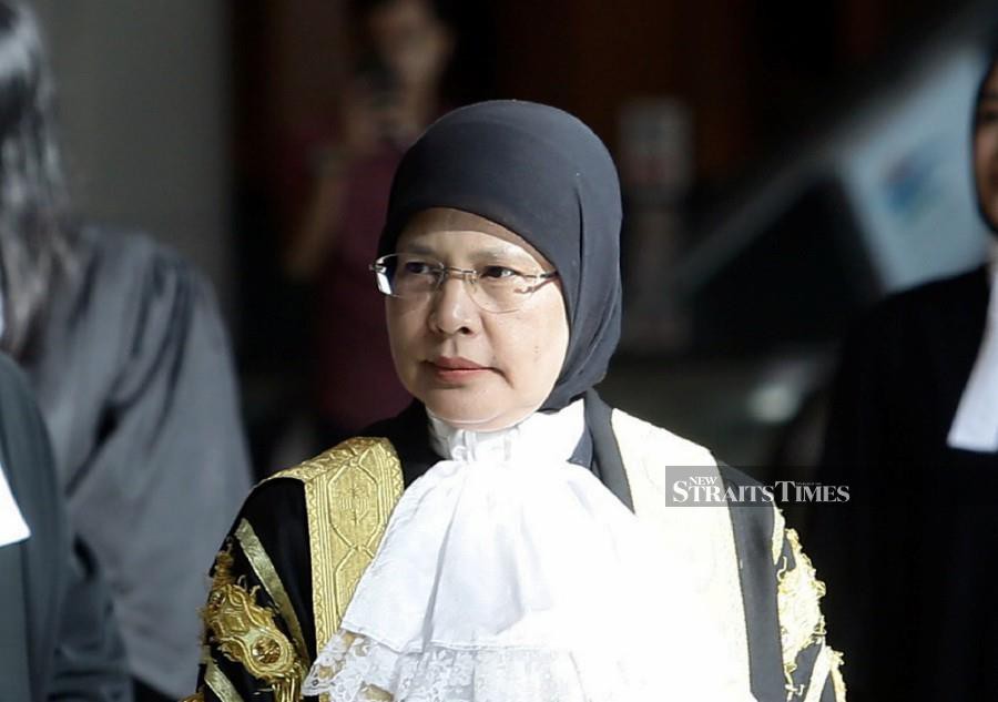 Chief Justice Tun Tengku Maimun Tuan Mat. -NSTP/MOHD FADLI HAMZAH