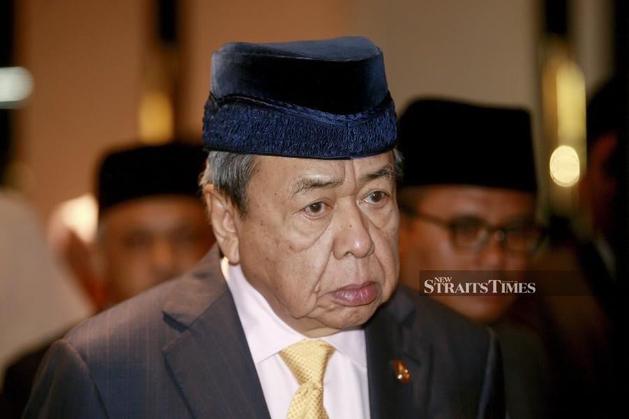 Sultan of Selangor, Sultan Sharafuddin Idris Shah. -NSTP/FAIZ ANUAR