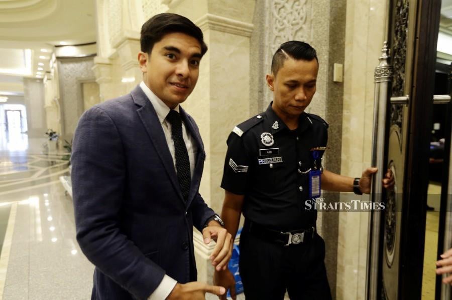 Muar member of parliament Syed Saddiq Abdul Rahman has been granted temporary access to his passport by the Court of Appeal today to enable him to go to Singapore and Taiwan. -NSTP/MOHD FADLI HAMZAH
