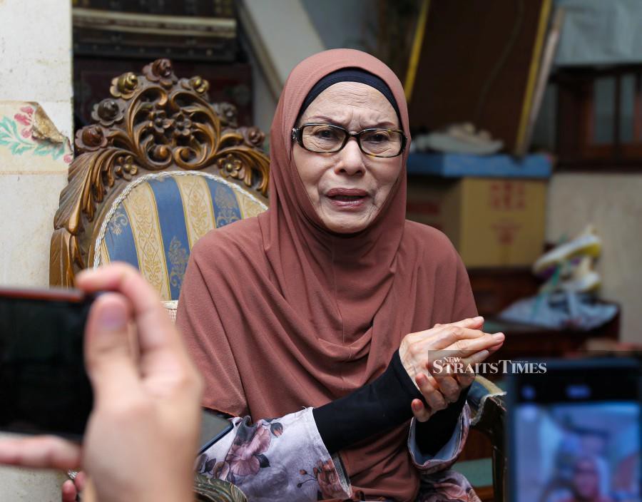 Malay Film Primadona Datuk Sarimah Ahmad. -NSTP/AZIAH AZMEE