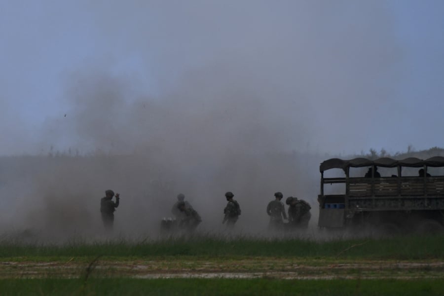 (FILE PHOTO) US-Philippines Balikatan joint exercise. -AFP/Ted ALJIBE