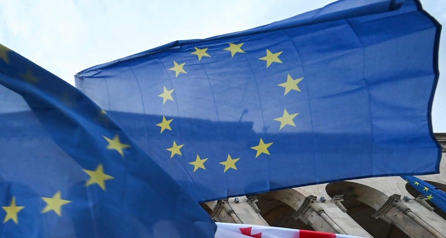 (FILE PHOTO) European Union flag. -AFP/ Vano SHLAMOV
