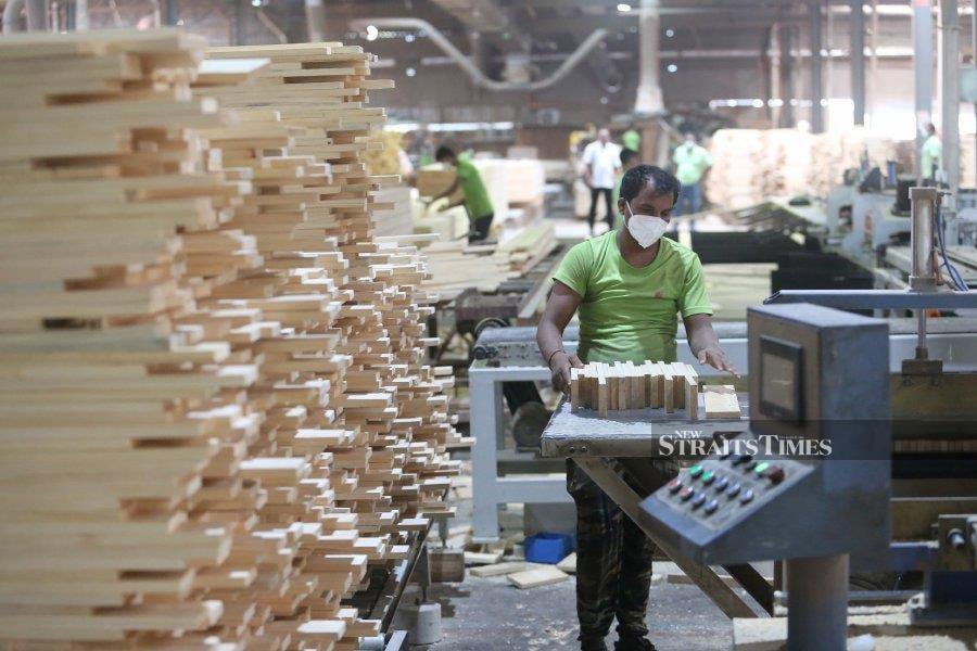 Ah Hai Industries Sdn Bhd, based in Batu Pahat, manufactures high-value wood products. -NSTP/SAIFULLIZAN TAMADI 