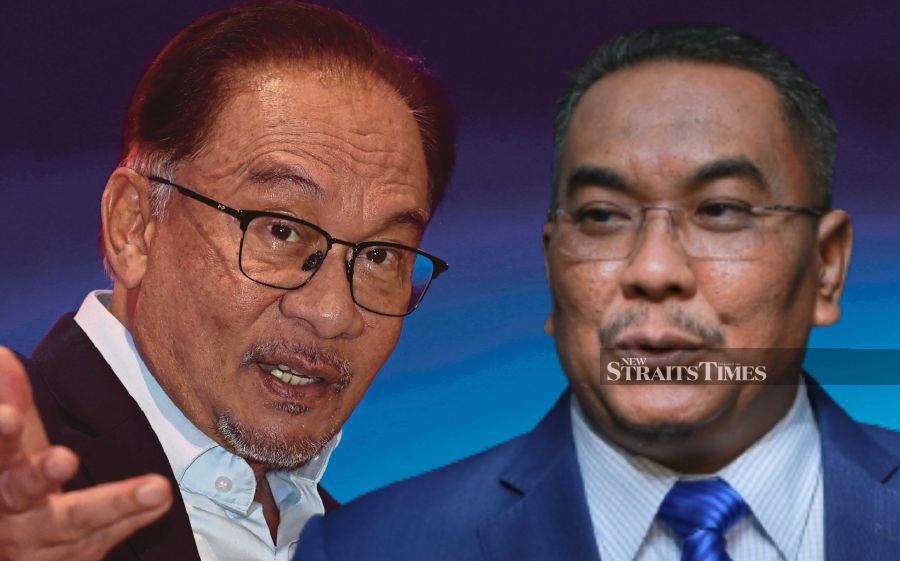 Prime Minister Datuk Seri Anwar Ibrahim (left) has been granted an inter-parte injunction (two parties) against Kedah Menteri Besar Datuk Seri Muhammad Sanusi Md Nor at the Alor Star High Court. -FILE PIC