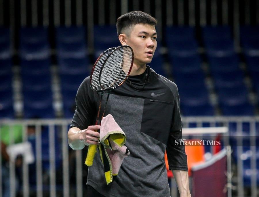 World No 11 Lee Zii Jia (pic) will face Ng Tze Yong in the opening round in Shenzhen. -NSTP/ASWADI ALIAS
