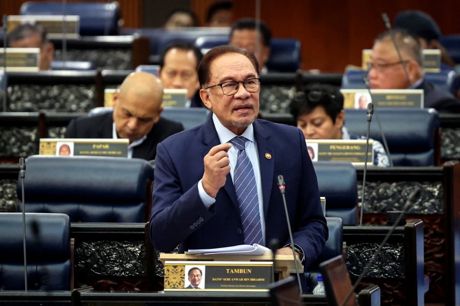 (FILE PHOTO) Prime Minister Anwar Ibrahim. -BERNAMA PIC