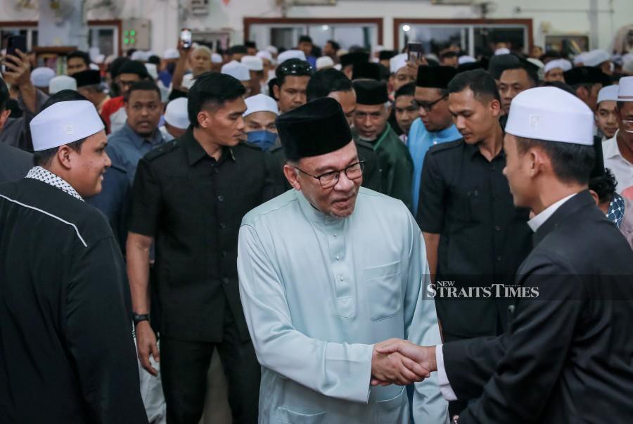 Prime Minister Datuk Seri Anwar Ibrahim. -NSTP FILE/ASYRAF HAMZAH