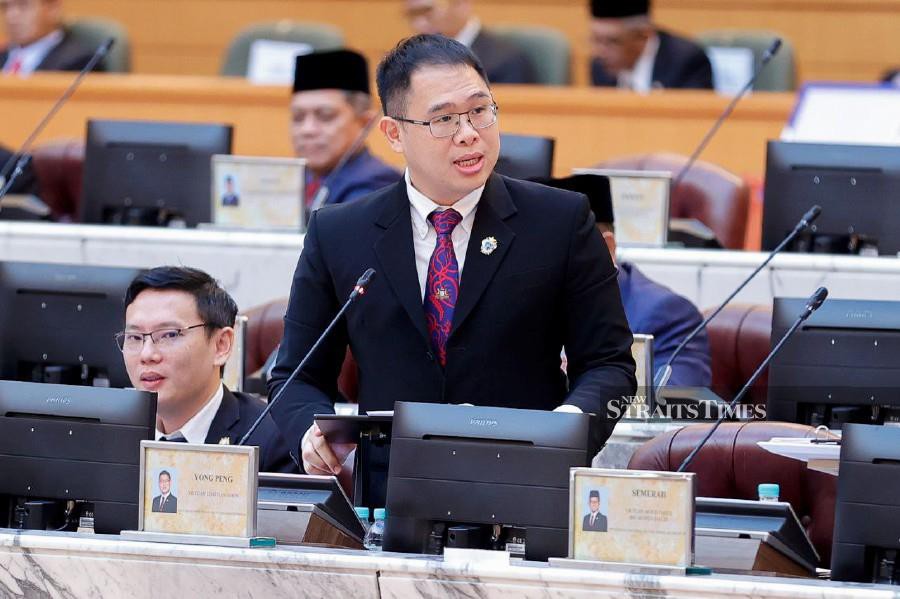 (FILE PHOTO) Johor Health and Unity Committee chairman, Ling Tian Soon. -FILE PIC
