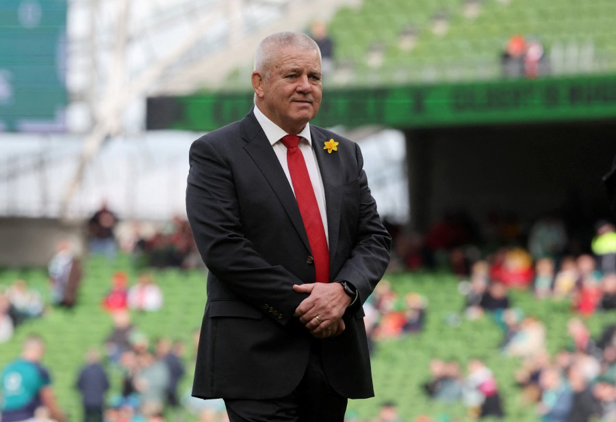 Wales head coach Warren Gatland before the match. -REUTERS/Lorraine O'sullivan