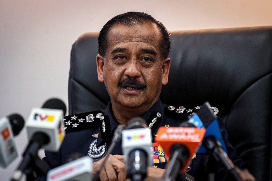 Inspector-General of Police Tan Sri Razarudin Husain. -BERNAMA PIC