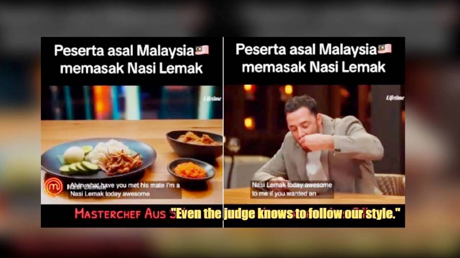 A video clip of Masterchef Australia season 14 judges enjoying nasi lemak and eating with their hands has received attention and praise from netizens on Tiktok. 