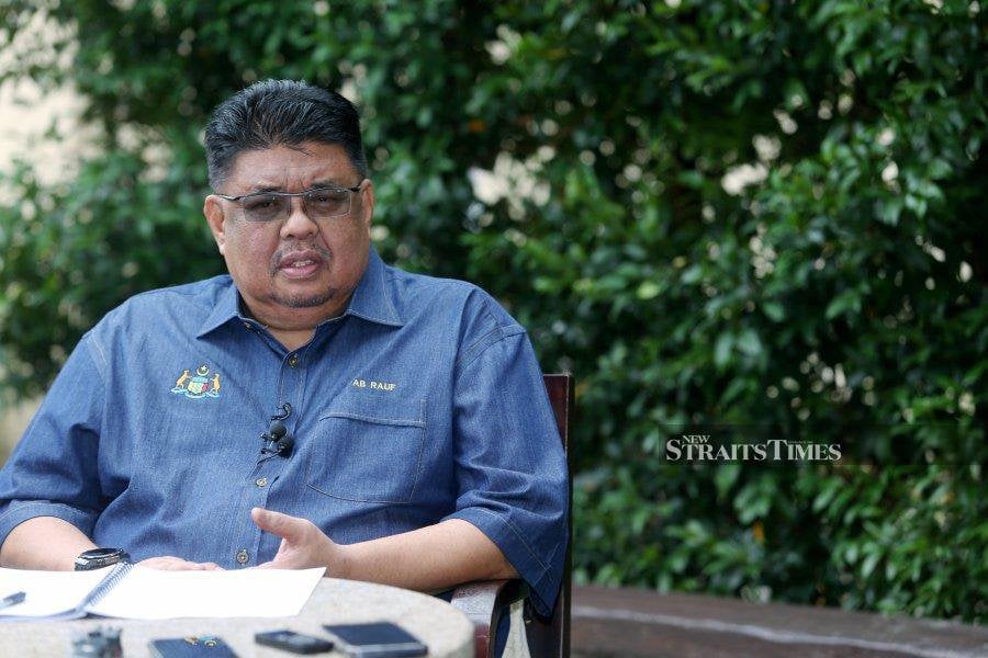 Melaka Chief Minister Datuk Seri Ab Rauf Yusoh. -NSTP/ROHANIS SHUKRI