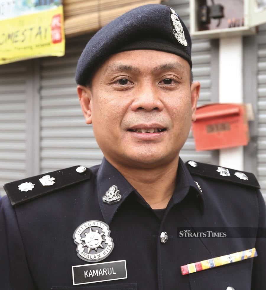Barat Daya district police chief Superintendent Kamarul Rizal Jenal. NSTP/MIKAIL ONG