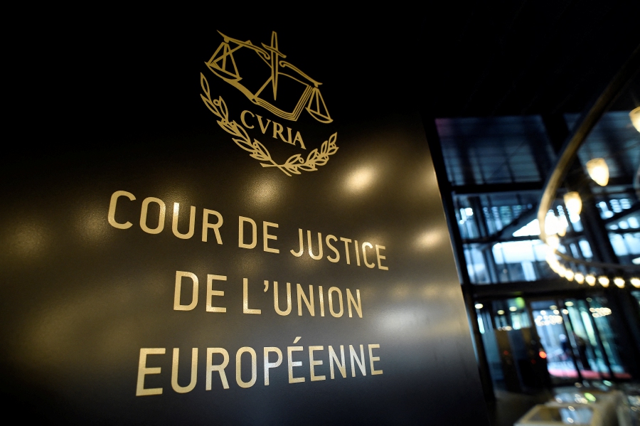 (FILE PHOTO) Court of Justice of the European Union. -AFP/JOHN THYS