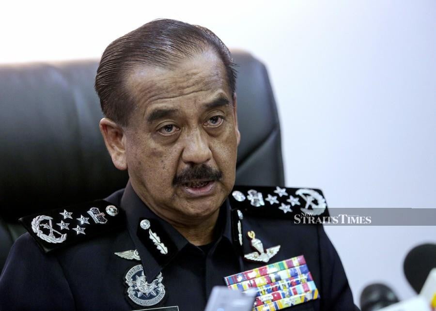 Inspector-General of Police Tan Sri Razarudin Husain. -NSTP/HAZREEN MOHAMAD