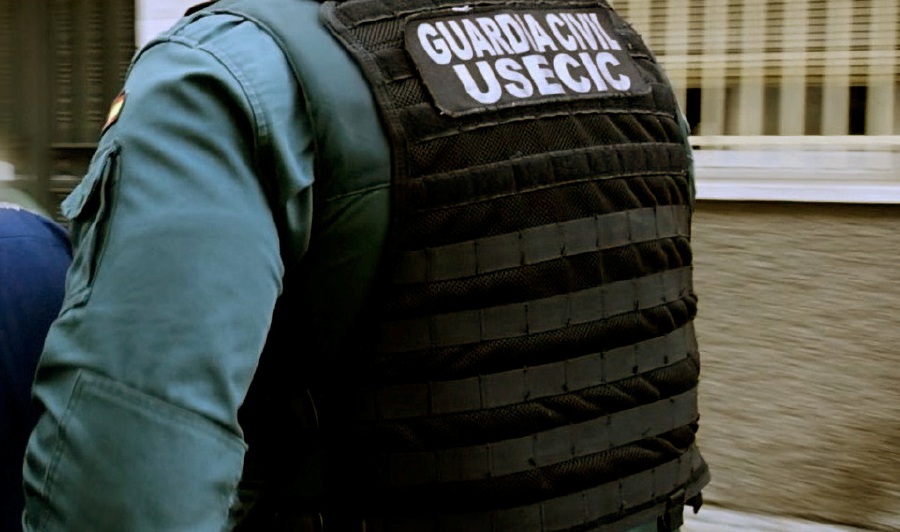 (FILE PHOTO) Guardia Civil arrested a man in Madrid. -AFP PIC