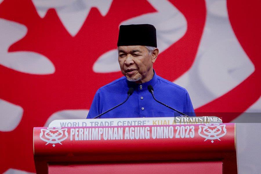Barisan Nasional chairman Datuk Seri Ahmad Zahid Hamidi - NSTP/ASYRAF HAMZAH