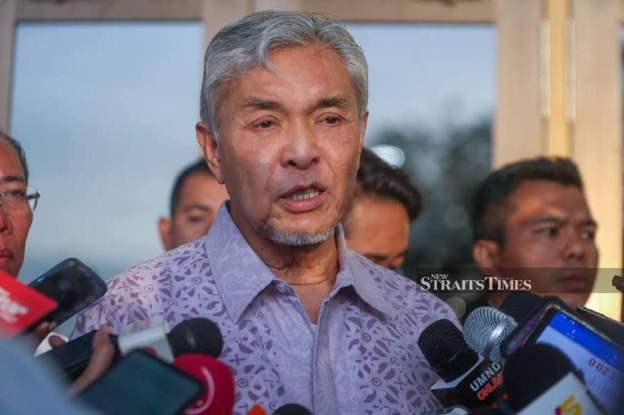 Umno president Datuk Seri Dr Ahmad Zahid Hamidi says his party was always open for ex-members to rejoin. NSTP/DANIAL SAAD