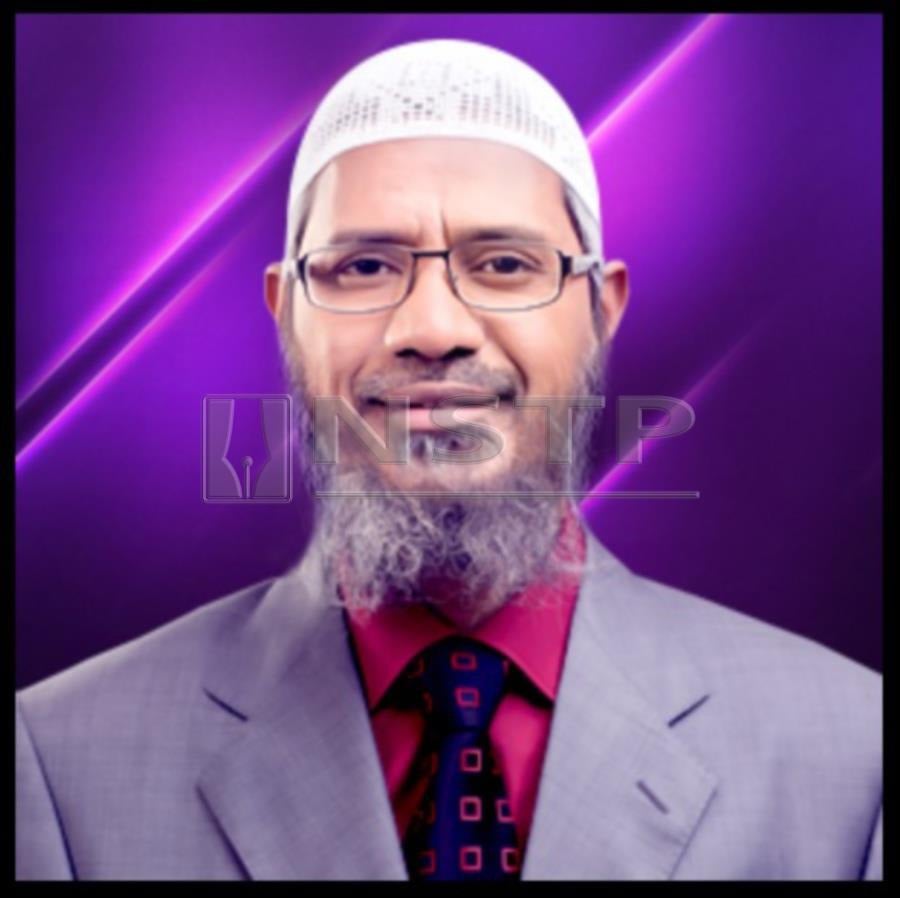 Controversial Islamic preacher Zakir Naik. (Pic courtesy from Zakir Naik Facebook)