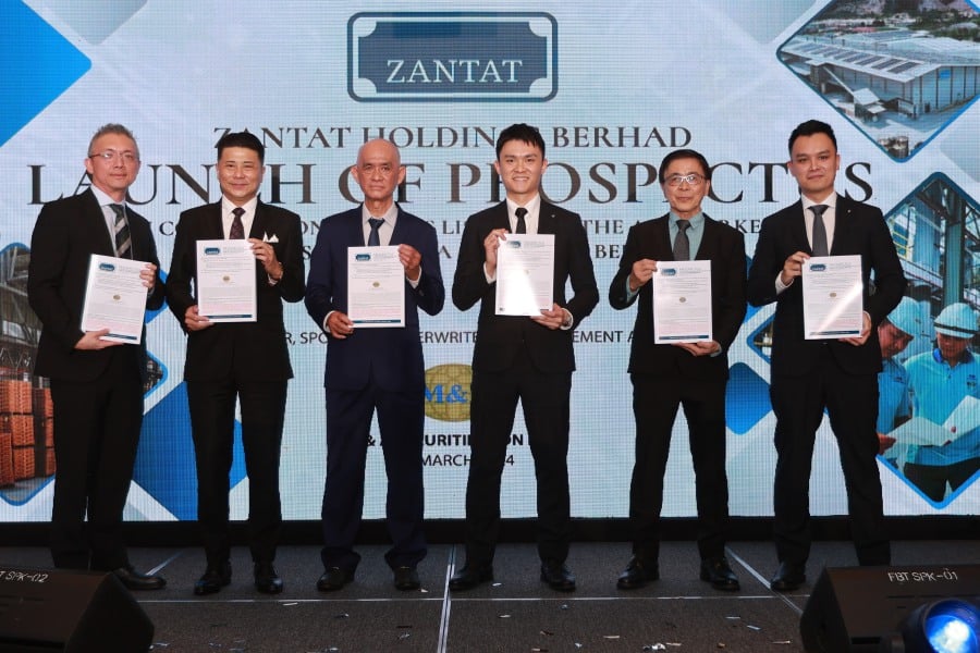 High grade calcium carbonate powder producer Zantat Holdings Bhd expects to raise RM14.0 million under its listing on the ACE Market of Bursa Malaysia.