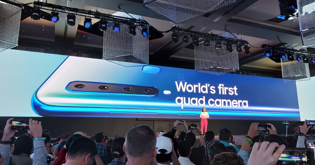 Samsung debuts first rear quad-camera smartphone | New Straits Times