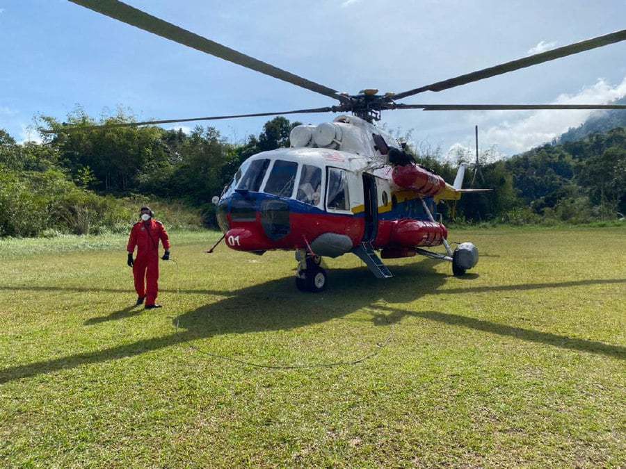 Bomba Air Wing Conducts Medevac For Orang Asli Patients 