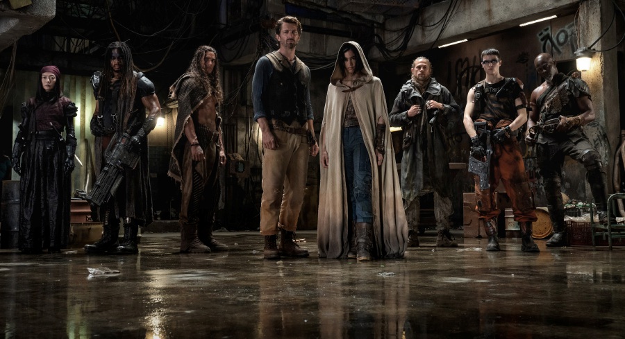 ‘Rebel Moon’ features a band of interstellar warriors led by Kora (played by Sofia Boutella, fourth from right), who have to make an impossible stand against a fearsome evil empire. - Pic courtesy of Netflix